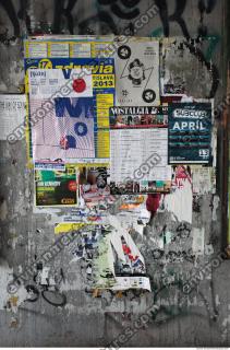 Photo Texture of Posters and Stickers 0018
